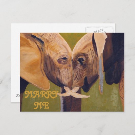 CARTE POSTALE MARIE-TOI (Devant / Derrière)