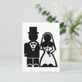 Carte Postale Mariée (Debout devant)