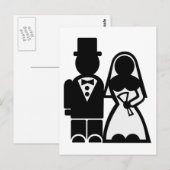 Carte Postale Mariée (Devant / Derrière)