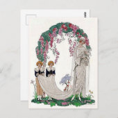 Carte Postale Mariée Art déco (Devant / Derrière)