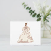 Carte Postale Mariée dans le modèle antique (Debout devant)