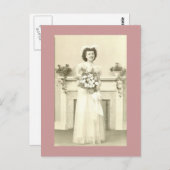 Carte postale Mariée de juin (Devant / Derrière)