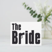 Carte Postale Mariée de la mafia (Debout devant)