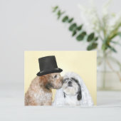 Carte Postale Mariée et fille de Canine (Debout devant)