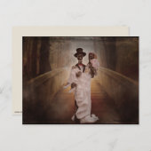 carte postale mariée et mariée (Devant / Derrière)