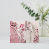 Carte Postale Mariée et membres du personnel (Debout devant)