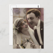 Carte Postale Mariée et salle (Devant / Derrière)