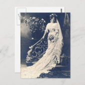 Carte Postale Mariée victorienne (Devant / Derrière)