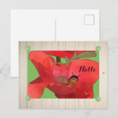 Carte Postale Marienkäfer im Mohn (Devant / Derrière)