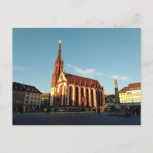 Carte Postale Marienkapelle en Würzburg, Allemagne