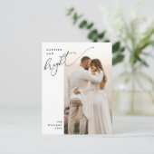 Carte Postale Mariés et radieux, Photo de vacances moderne au sc (Debout devant)