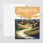 Carte Postale Marietta États-Unis (Devant / Derrière)