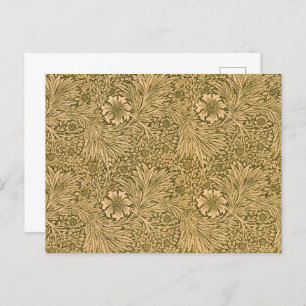 Carte Postale Marigold, Fond d'écran de fleurs de William Morris
