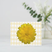 Carte postale Marigold jaune (Debout devant)