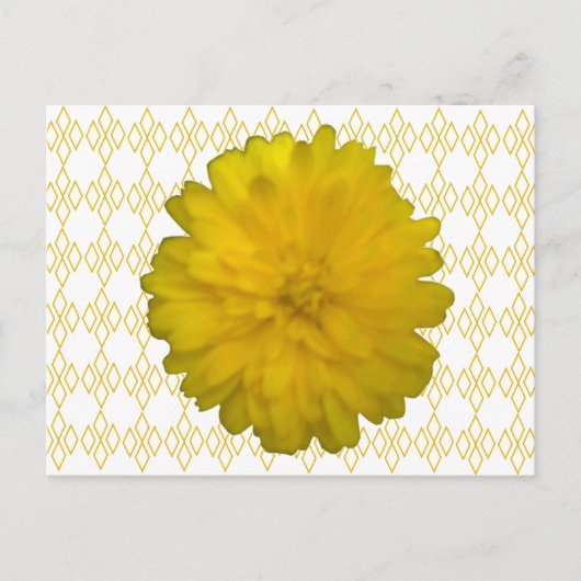 Carte postale Marigold jaune (Devant)