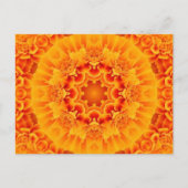 Carte Postale Marigold Mandala (Devant)