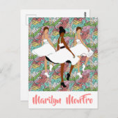 Carte Postale Marilyn MonFRO Jolies femmes noires (Devant / Derrière)