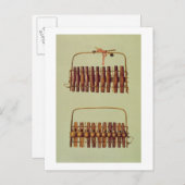 Carte Postale Marimba, vue avant et arrière, sud-africain, de (Devant / Derrière)