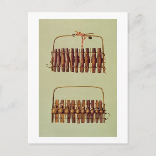 Carte Postale Marimba, vue avant et arrière, sud-africain, de (Devant)