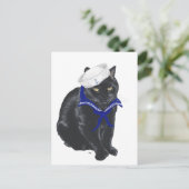 Carte Postale Marin de Chat Noir (Debout devant)
