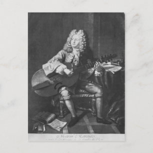 Carte Postale Marin Marais, 1704