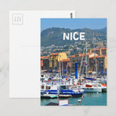 Carte Postale Marina à Nice, France (Devant / Derrière)
