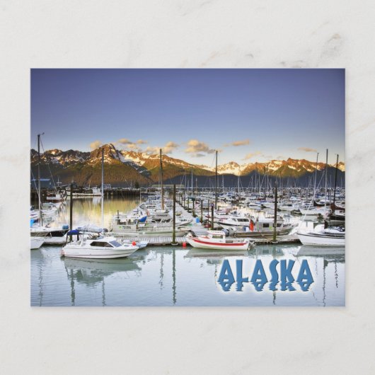 Carte Postale Marina à Seward, Alaska (Devant)