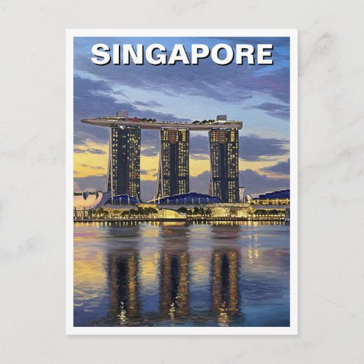 Carte Postale Marina Bay Sands Singapour (Devant)