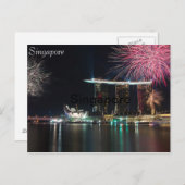 Carte Postale Marina Bay Singapour (Devant / Derrière)