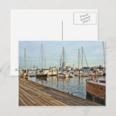 Carte Postale Marina de Fells Point dans le Maryland (Devant / Derrière)