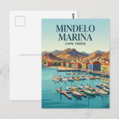 Carte Postale Marina de Mindelo Cap-Vert (Devant / Derrière)
