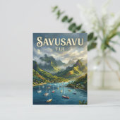 Carte Postale Marina de Waitui Fidji (Debout devant)
