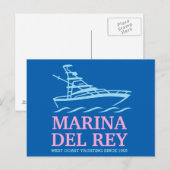 Carte Postale Marina Del Ray (Devant / Derrière)