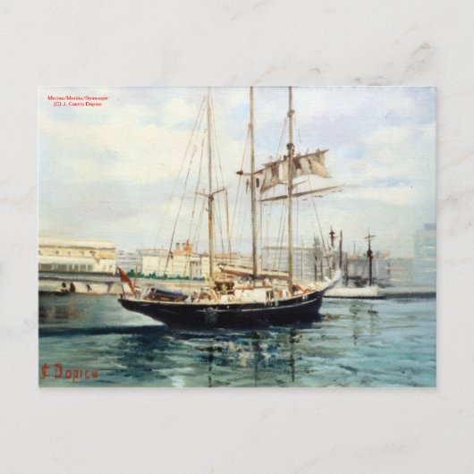 Carte Postale Marina/Mariña/Mer (Devant)