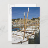 Carte Postale Marina, Port de Soller, côte ouest, Majorque, (Devant / Derrière)