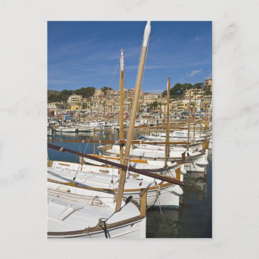 Carte Postale Marina, Port de Soller, côte ouest, Majorque, (Devant)