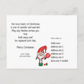 Carte postale 🎅 marinade de Noël (Dos)