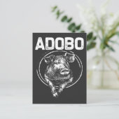 Carte Postale Marinade de porc Adobo Foodie Philippines (Debout devant)