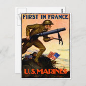 Carte Postale Marine américaine (Devant / Derrière)