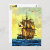 Carte Postale Marine britannique (Devant / Derrière)