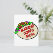 Carte Postale Marine Corps - Plaque mère (Debout devant)