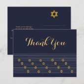 Carte Postale Marine et étoile d'or de David Merci (Devant / Derrière)