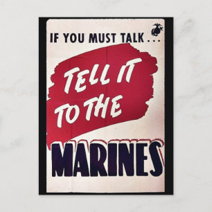 Carte Postale Marines