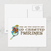 Carte Postale Marines créées par Dieu (Devant / Derrière)