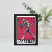 Carte Postale Marines des États-Unis (Debout devant)