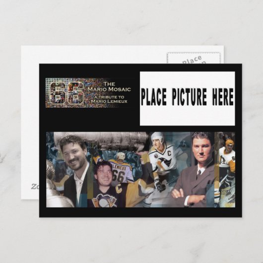 Carte postale Mario Mosaic avec photo individuelle (Devant / Derrière)