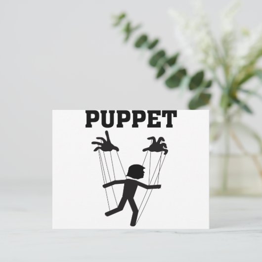 Carte Postale marionnette (Debout devant)