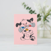 Carte Postale Marionnettes avec T-shirts et cadeaux de journaux (Debout devant)