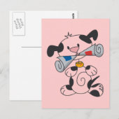 Carte Postale Marionnettes avec T-shirts et cadeaux de journaux (Devant / Derrière)