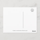 Carte Postale Marionnettes et Citrouilles du Labrador d'Hallowee (Dos)